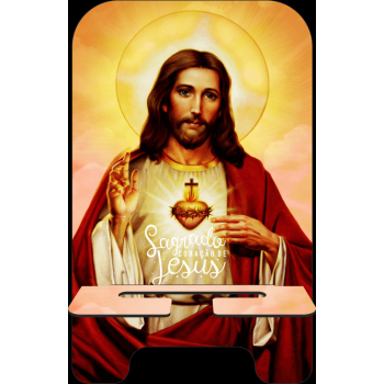 Porta-Celular Personalizado - Religião 115 - SAGRADO CORAÇÃO DE JESUS