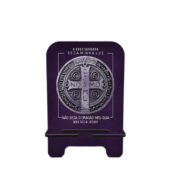 Porta-Celular Personalizado - Religião 147 - MEDALHA DE SÃO BENTO