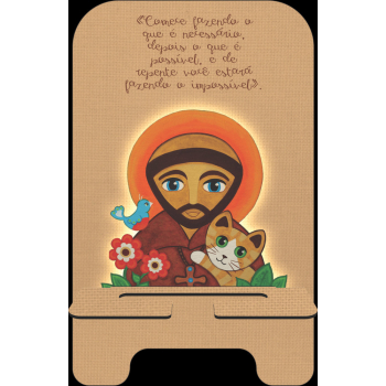 Porta-Celular Personalizado - Religião 15 - São Francisco Assis
