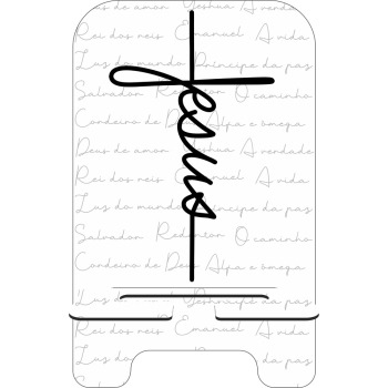 Porta-Celular Personalizado - Religião 187 - Jesus