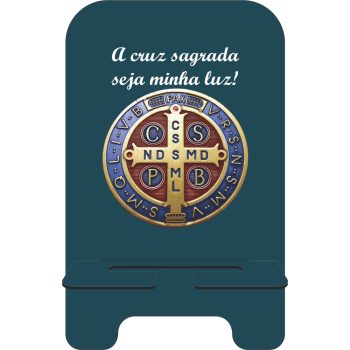 Porta-Celular Personalizado - Religião 52 - Medalha São Bento