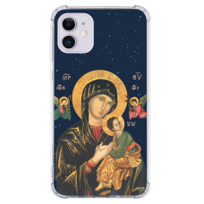 Capinha para celular - Religiosa 229 - Nossa Senhora do Perpetuo Socorro (azul)