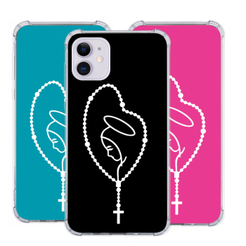 Capinha para celular - Religiosa 48 Cores - Terço