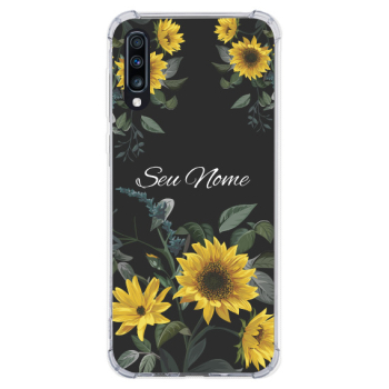 Capinha para celular - Personalizada com nome - Girassol 08
